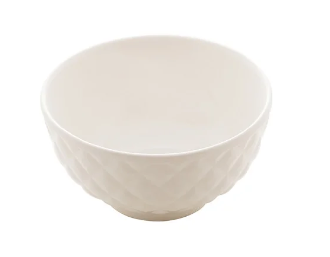 Bowl de Porcelana Diamond Branco 380ml - Lyor