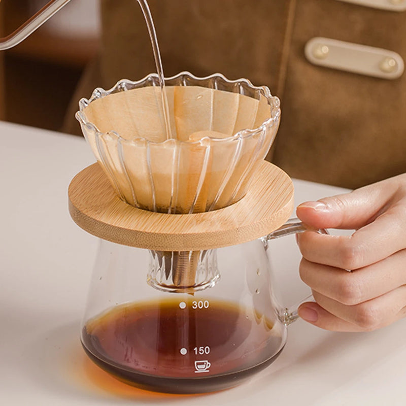 Funil de Vidro para Café - Vidro Borosilicato