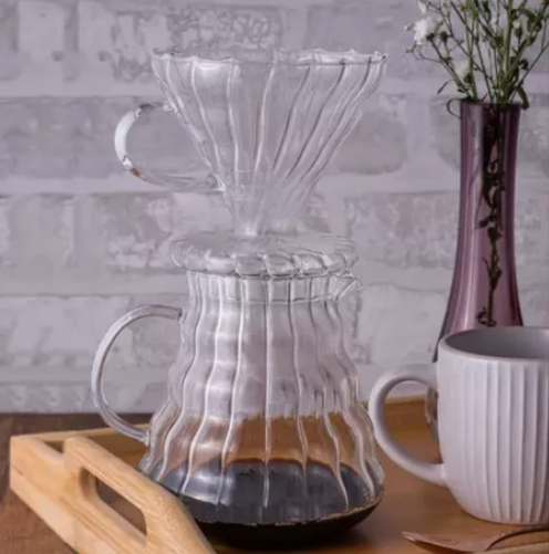 Cafeteira e Filtro em Vidro 700ml - Vidro Borosilicato