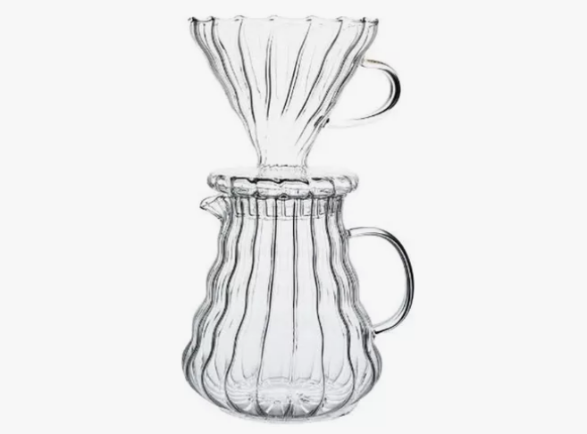 Cafeteira e Filtro em Vidro 700ml - Vidro Borosilicato