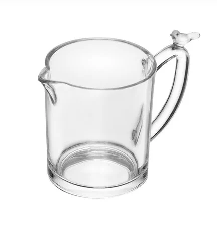 Leiteira Transparente 250ml c/ Detalhe Bird na Alça