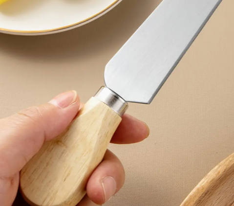 Conjunto de Faca para Cortar Queijo - Kit 4 Peças
