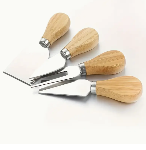 Conjunto de Faca para Cortar Queijo - Kit 4 Peças