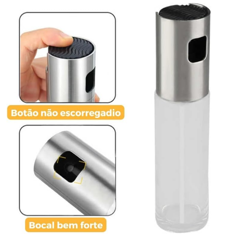 Spray Borrifador de Azeite/Vinagre 100ml - [COMPRE 01 e LEVE 02]